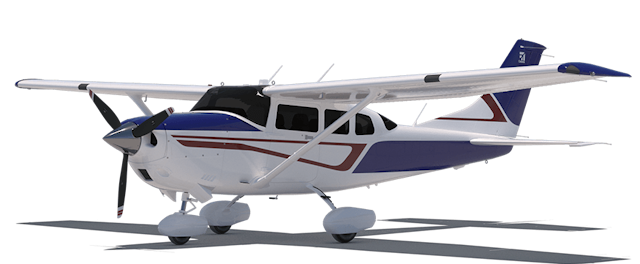 Cessna 206 Stationair Showroom Rendering